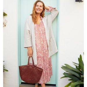 DONNI. Ribbed Sweater Coat, One Size Fits All